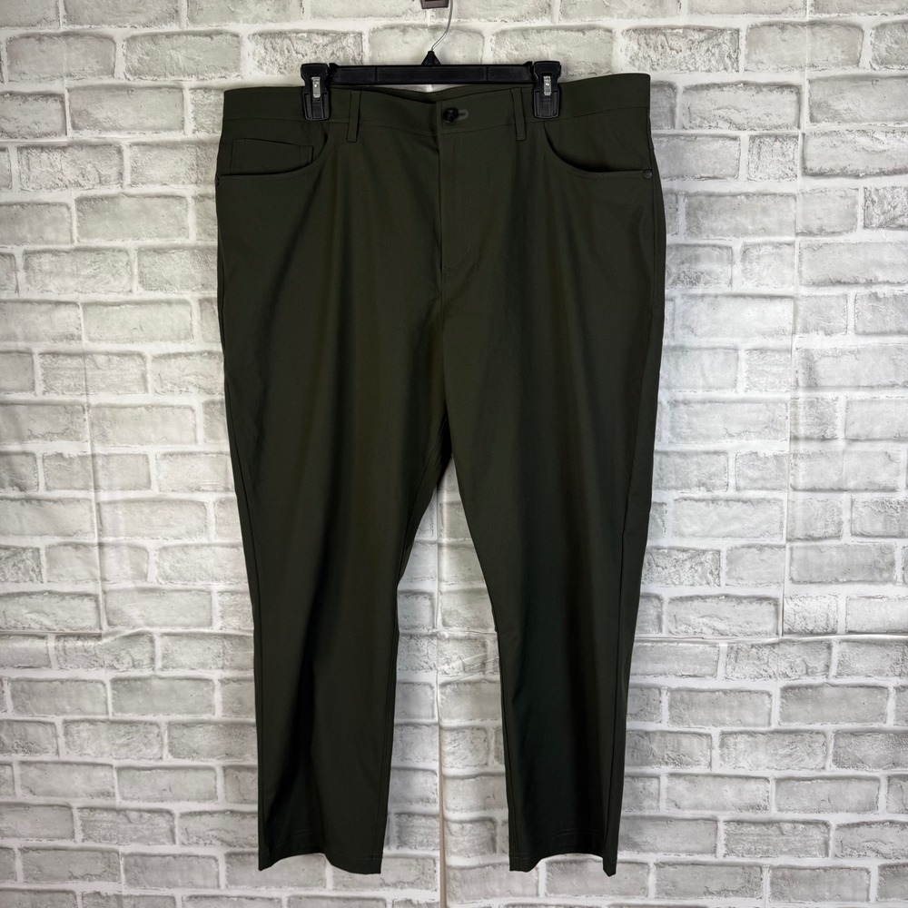 Public Rec Workday Pant Mens 40 x28 Dark Olive Green Technical Five Pocket Chino